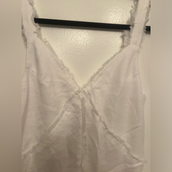 NWT Dissh Georgie white fringe linen dress - Picture 2 of 7